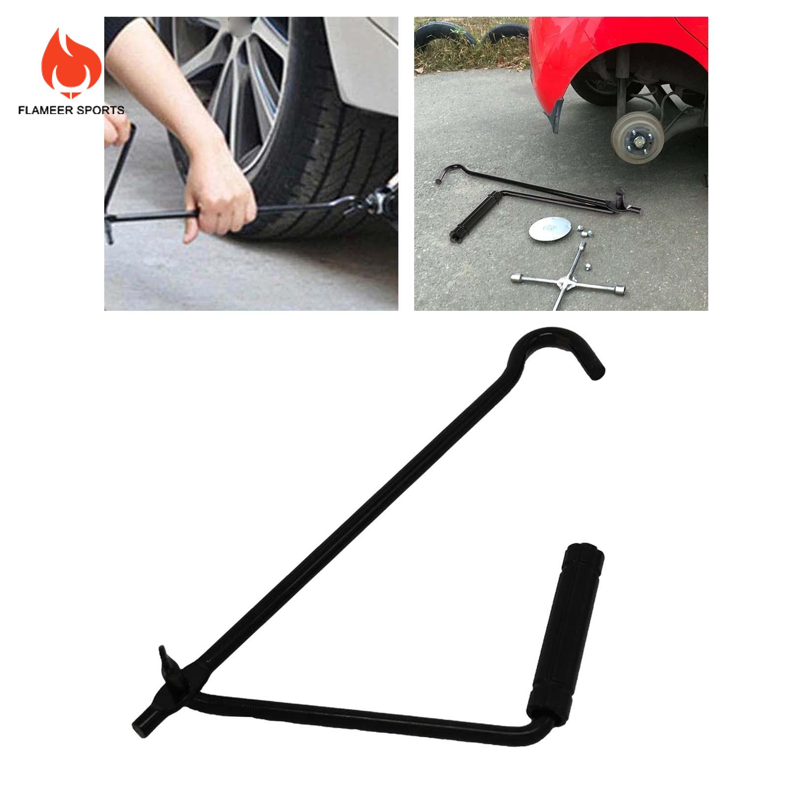 Flameer giắc cắm cho ô tô tay quay cờ lê kim loại nỗ lực tiết kiệm cho dụng cụ nâng hình cắt kéo nâng lên