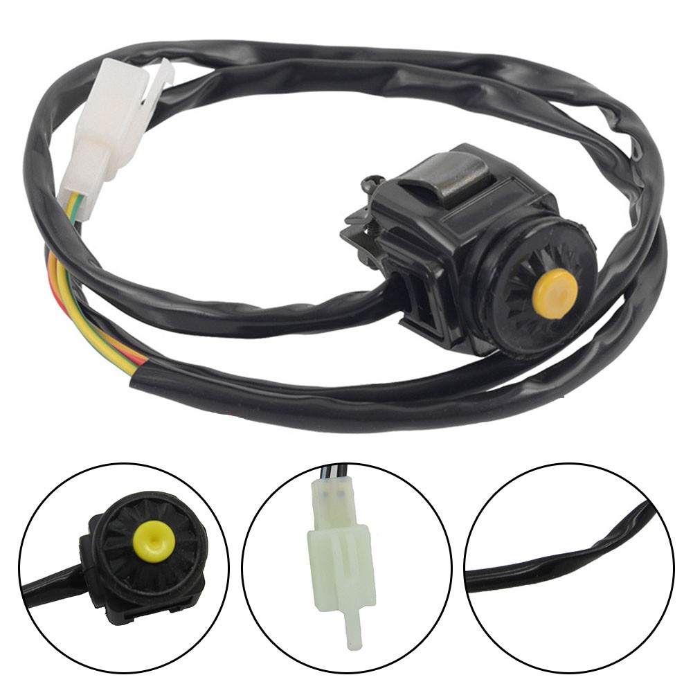 Carservicestore Vàng push button công tắc tắt cho xe máy Dirt Bike ATV kép thể thao
