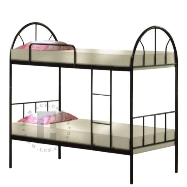 Double Decker Metal Bedframe + Mattress + Plywood (FREE PILLOWS)