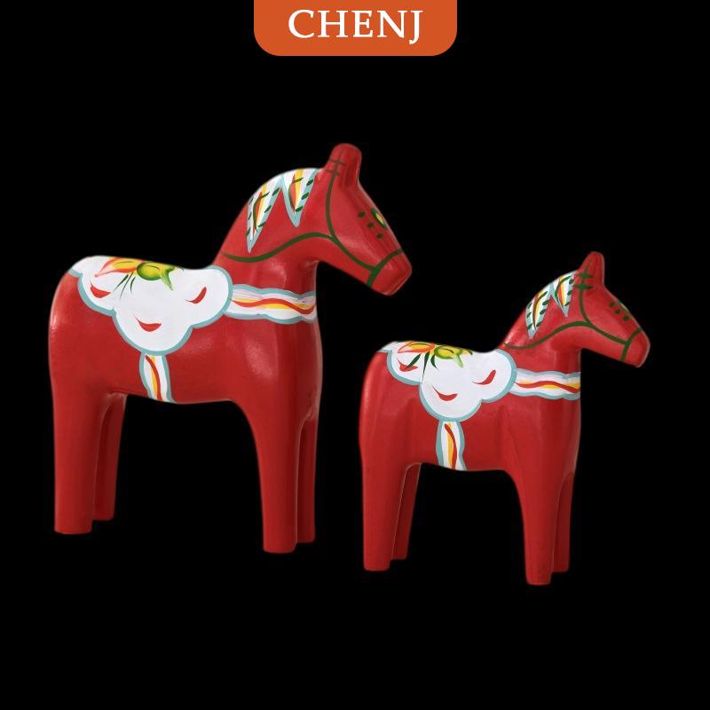 [COD] CHENJ Dalecarlian ม้าเครื่องประดับแปลกใหม่ของตกแต่งบ้านแบบดั้งเดิมของที่ระลึกรูปปั้นม้า Dala สวีเดน ราคา 118 บาท*ส่งฟรี