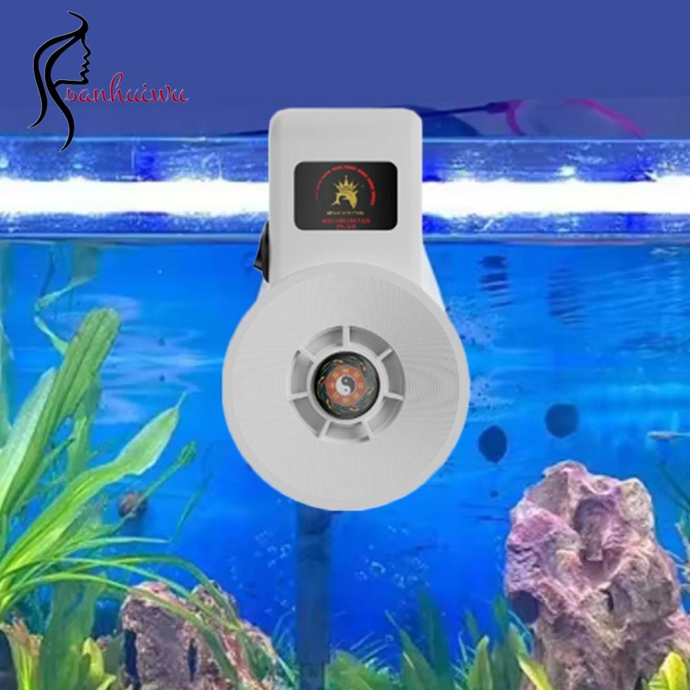 SEEMAY USB Quạt làm mát bể cá Gắn tường Có thể điều chỉnh Quạt gió lạnh Mini Mạnh mẽ Quạt hồ cá Bể cá
