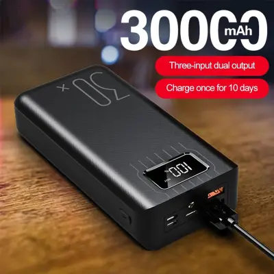 30000 mAh Power Bank Portable Battery Charger