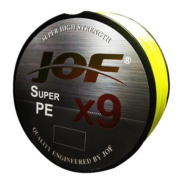 JOF Braided Fishing Line 9 Strands Abrasion Resistant Braided Lines Super Strong High Performance PE Fishing Lines