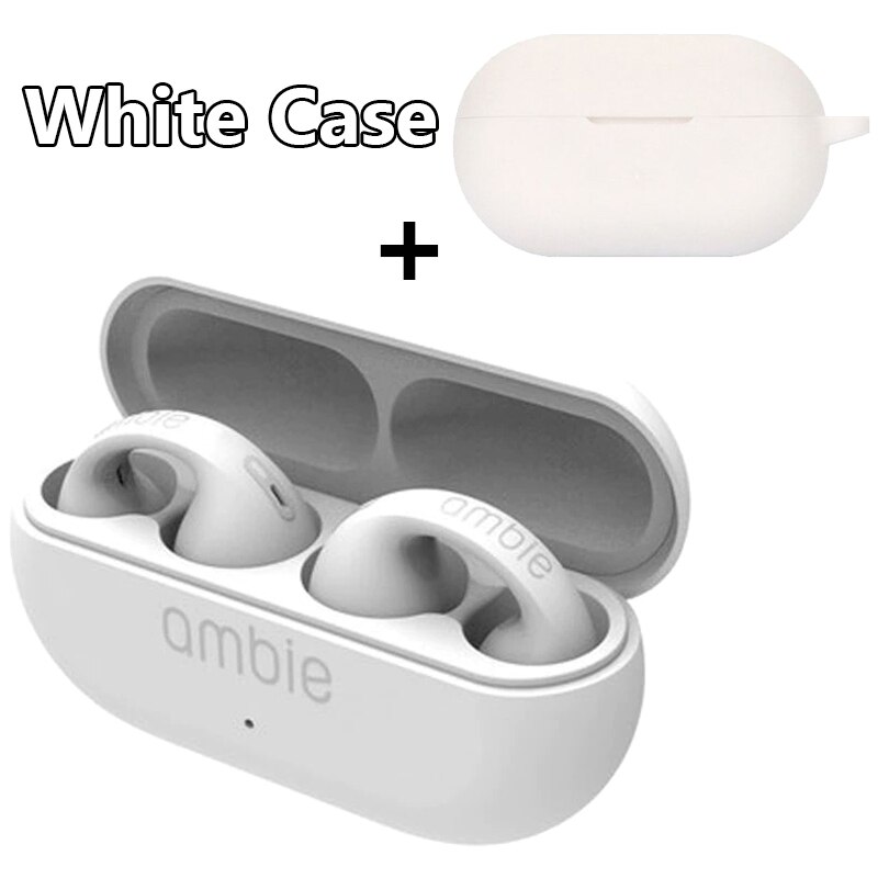 Pro 1:1 Per Ambie Sound Earcuffs Orecchino Auricolari Bluetooth senza fili TWS EarHook Auricolare Sport Auricolare per iPhone Xiaomi_voghion.com