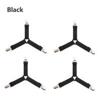 TUPABA 4pcs Trang bị Giá đỡ bộ đồ giường Dây đai Thùng khăn trải giường Dây buộc đàn hồi Máy mài đai Kẹp nệm