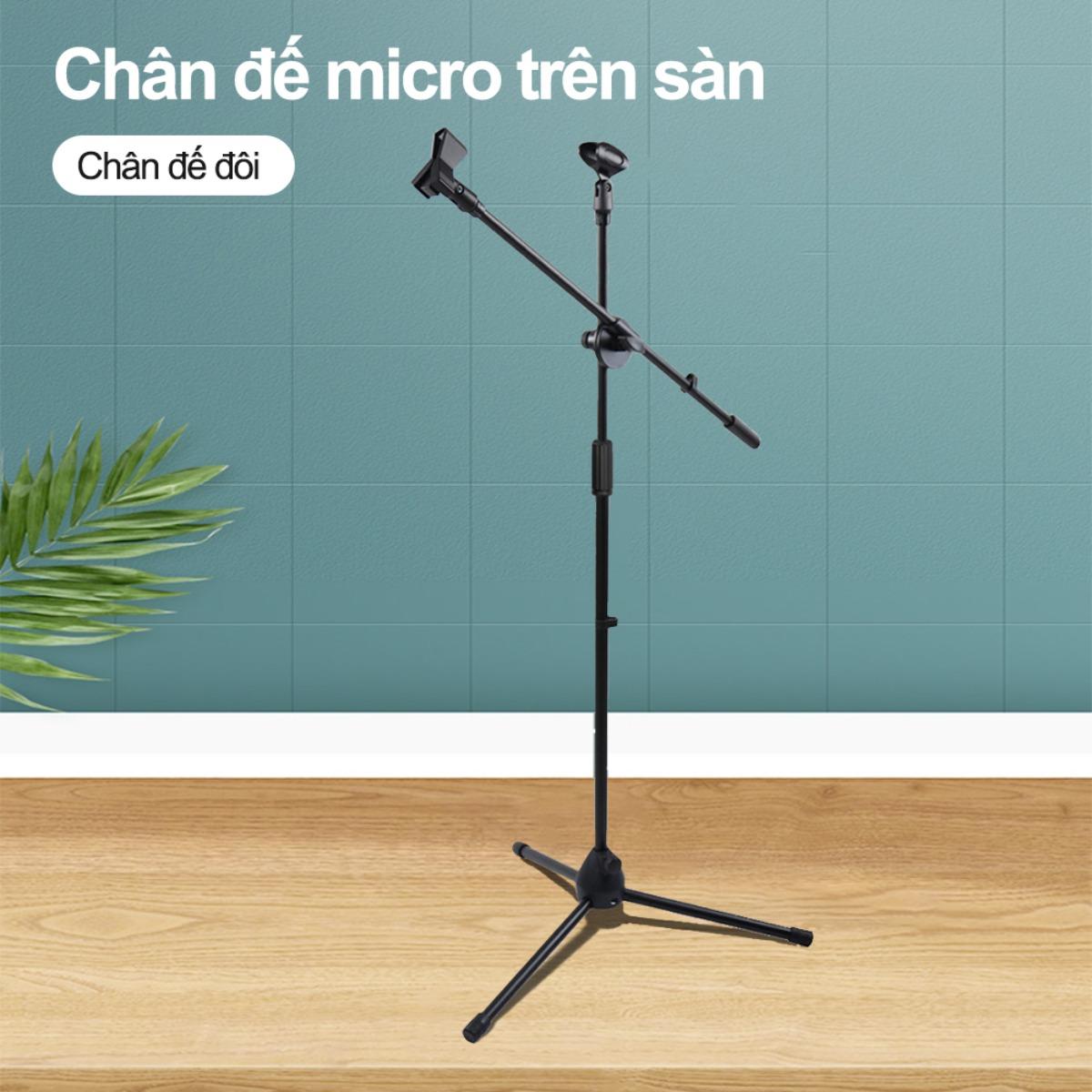 Điều Chỉnh Trực Tiếp, Giá Đỡ Mic, Ổn Định, Hợp Sự Kiện, Biểu Diễn, Đứng Trên Sàn, Karaoke, Bền, Phát Sóng