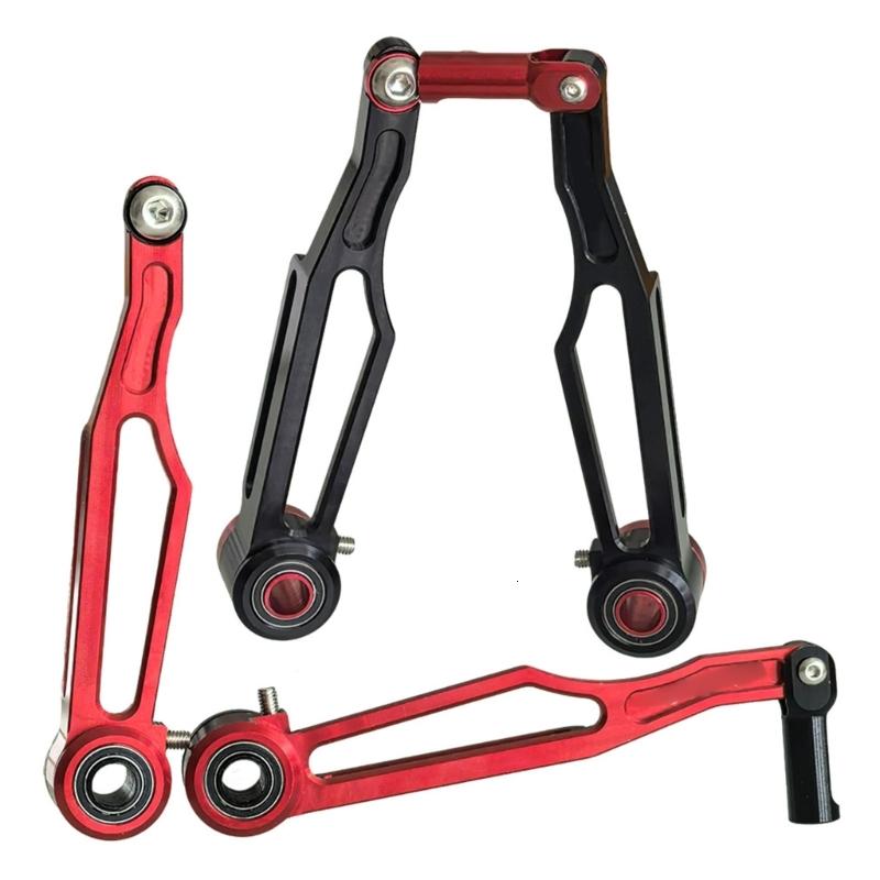 Nhôm chạm khoét xe đạp v phanh đặt 24/26inch tăng cường hiệu suất phanh cánh tay dài cài đặt nhanh giải pháp