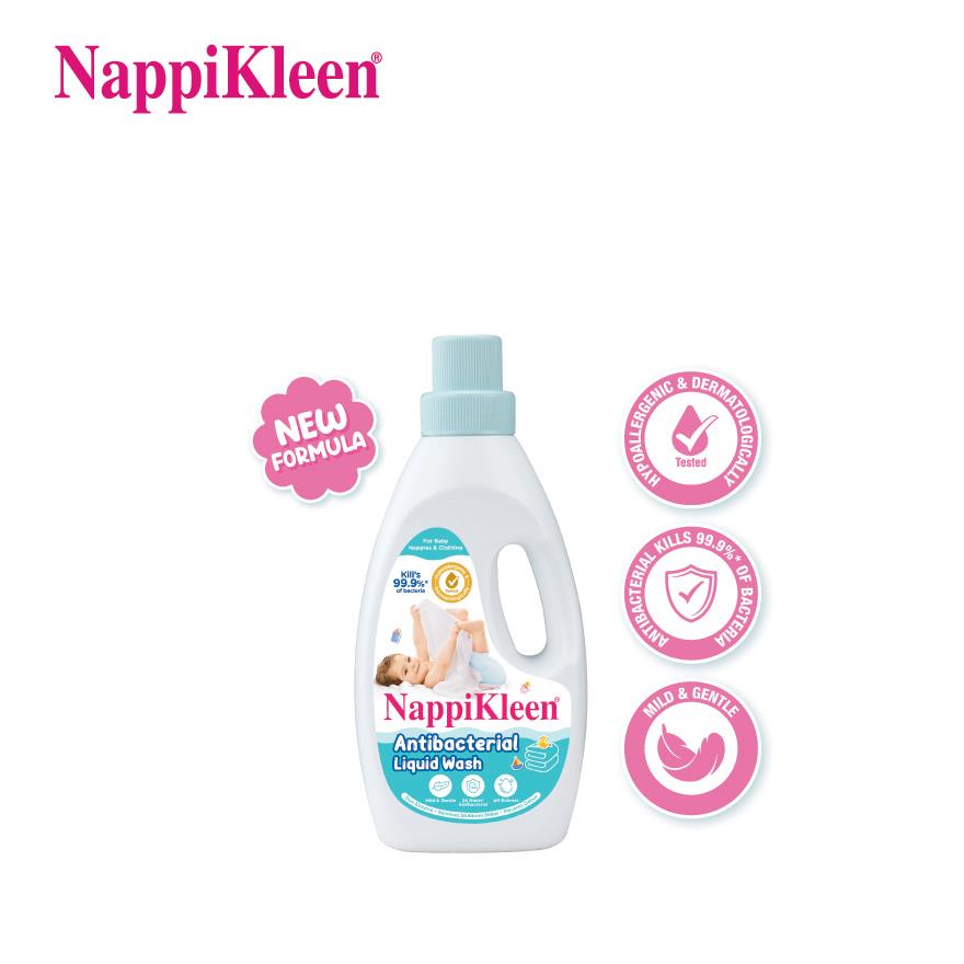 NAPPIKLEEN Anti Bacterial Baby Liquid Wash 1kg