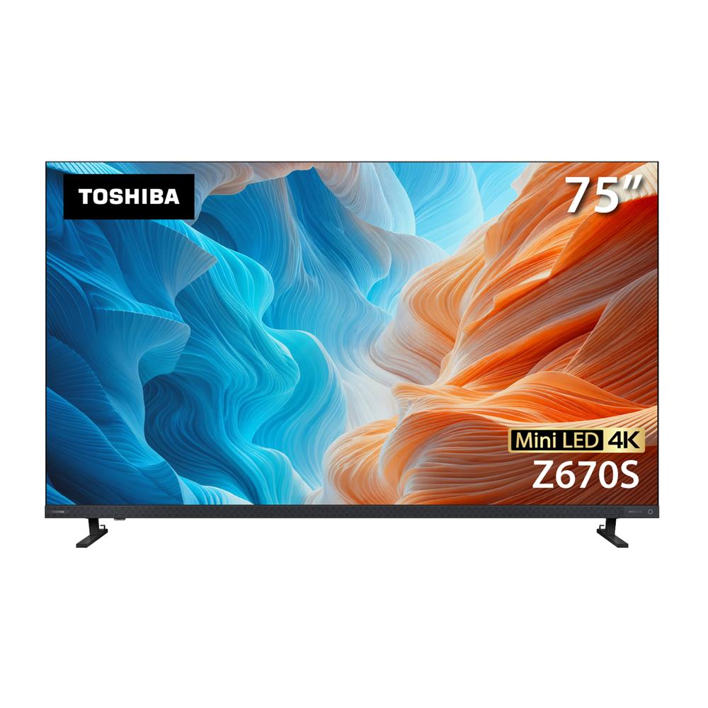 สมาร์ททีวี Toshiba จัดส่งพร้อมต่อสัญญาณ Mini Led 75 นิ้ว (4K, Mini Led, Vidaa) 75Z670Sp จัดส่งโดย Homepro ราคา 43,698 บาท*ส่งฟรี