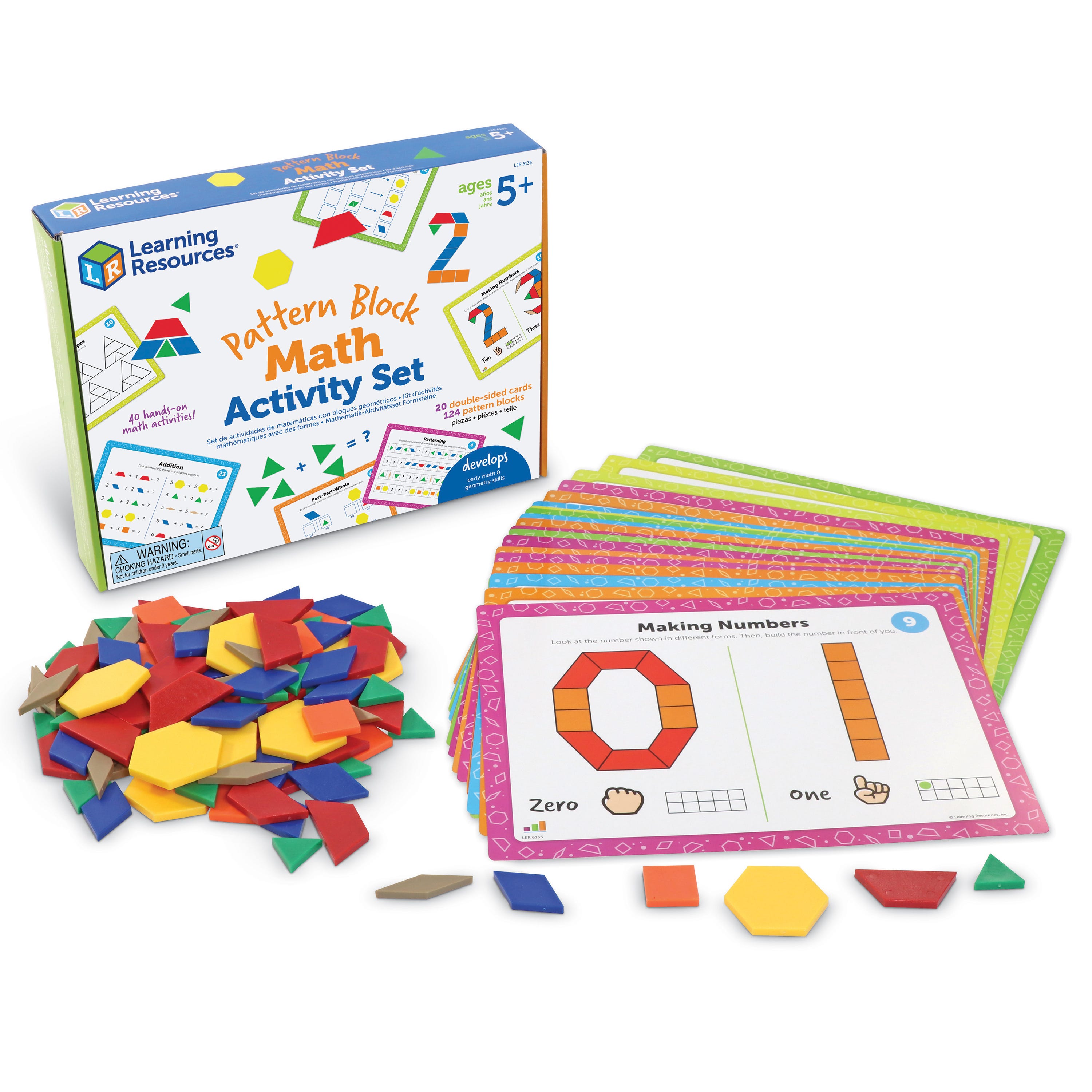 Learning Resources - Pattern Block Math Activity Set