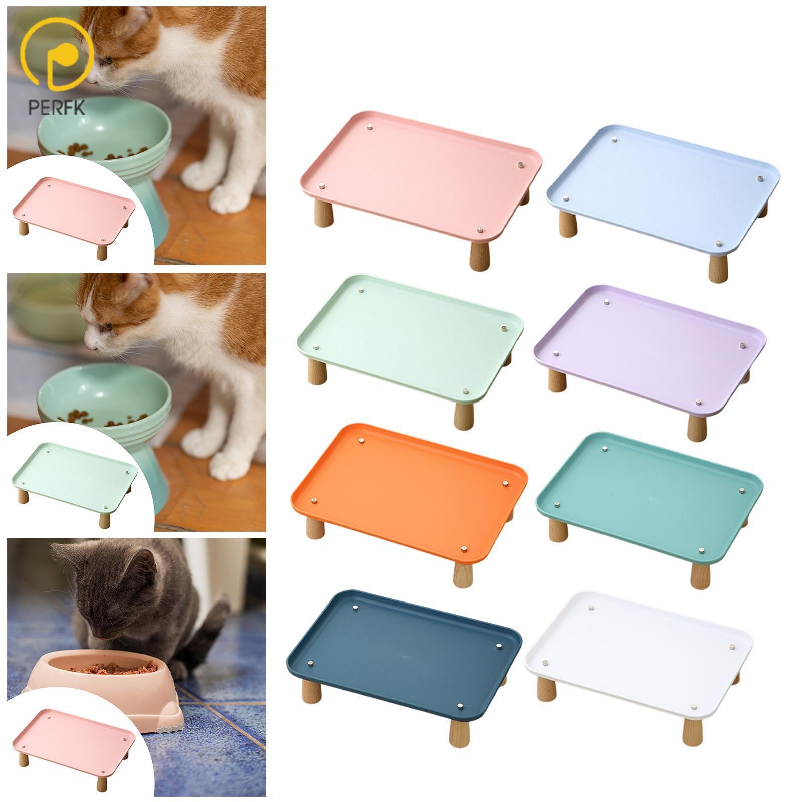 Raised Pet Feeder Stand for Cat and Dogs Anti Slip Pet Supplies Pet Food Dispenser Shelf Cat Dog Bowl Tray Cat Bowl Stand ราคา 1,697 บาท*ส่งฟรี