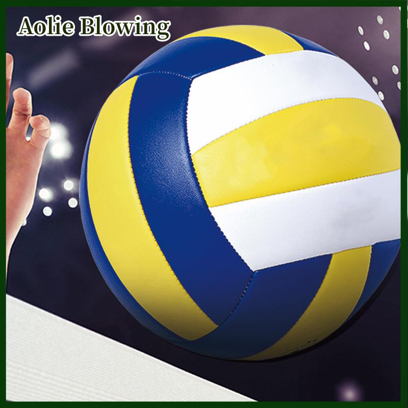 Aolie Bóng chuyền chuyên nghiệp cạnh tranh PVC bóng chuyền Kích thước 5 cho bãi biển Ngoài trời cắm trại bóng chuyền trò chơi trong nhà bóng đào tạo bóng