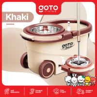 Goto Ophelia Spin Mop Ultra Alat Pel Pelan Set Putar Pembersih Lantai