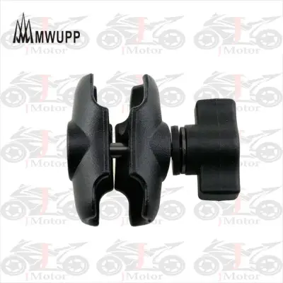 MWUPP motorcycle hand phone holder short arms motor bike escooter scooter bicycle ram smnu Jmotor