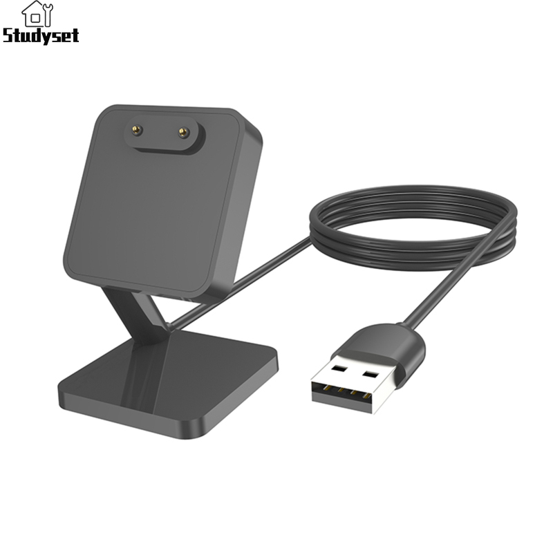 Studyset IN stock Smart Watch Charging Stand Safety Protection Portable Charging Bracket Dock Holder Power Adapter With USB Charging Cord Compatible For Galaxy Fit3 R390 Watch ราคา 195 บาท*ส่งฟรี