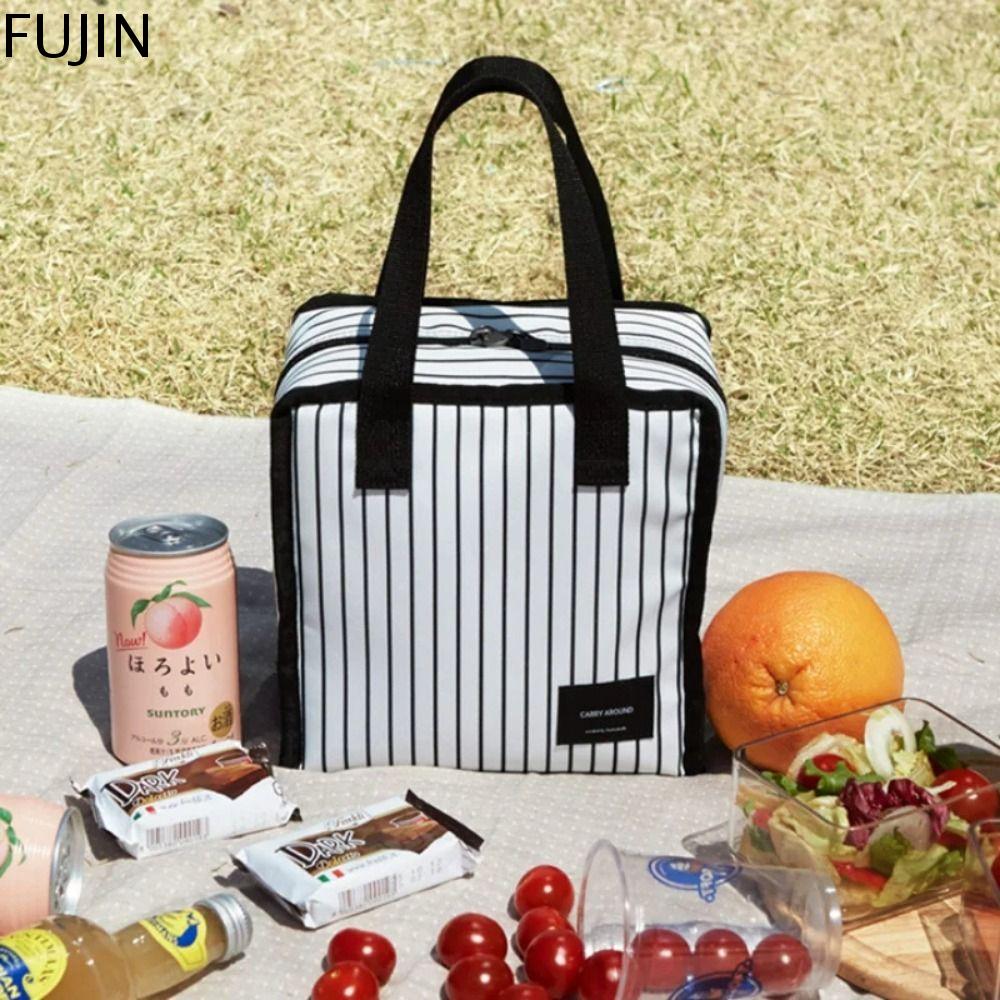 FUJIN Giữ tươi Túi Dã Ngoại Túi xách Cách nhiệt Di động Túi ăn trưa cách nhiệt Đồ dùng nhà bếp Không thấm nước Nhân viên văn phòng