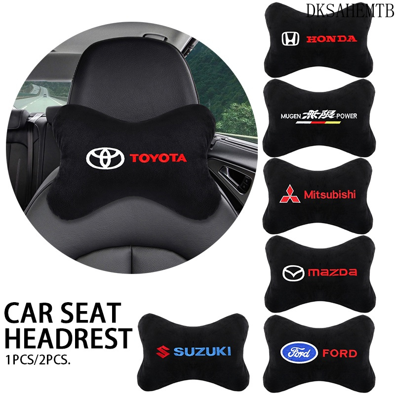 【All Car Models】Car Neck Pillow Car Pillow Car Seat Pillow Universal Car Headrest Soft Cotton Breathable Car Bone Pillow Black Car Support Pillow Car Seat Headrest Car Seat Pillows Car Neck Pillow Car Interior Decoration Car Accessories Toyota Ford TRD ราคา 178 บาท*ส่งฟรี