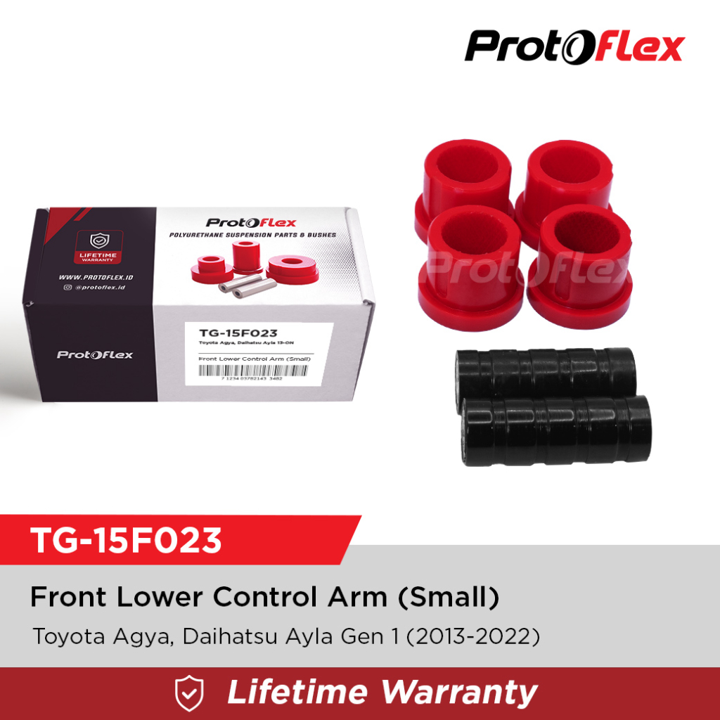 Protoflex Bush Lower Arm Depan (Kecil) Toyota Agya Daihatsu Ayla 13-22 Harga 400,000 rupiah*Gratis Ongkir