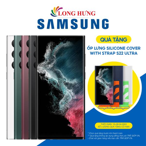 Điện thoại Samsung Galaxy S22 Ultra (8GB/128GB) - Hàng chính hãng - Sản phẩm thuộc phân khúc cao cấp, màn hình sắc nét, 4 camera chất lượng