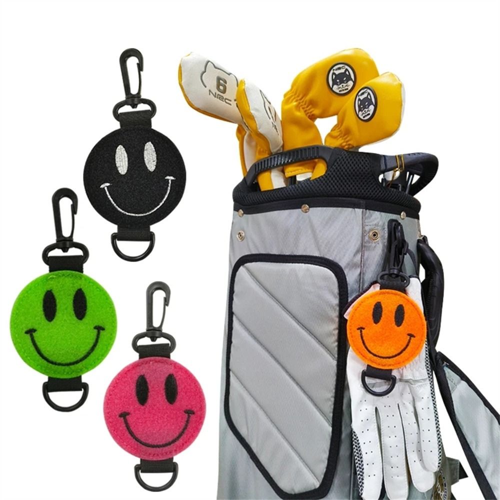 KEQI Double-sided Smiling Face Smiling Face With Carabiner Polyester Golf