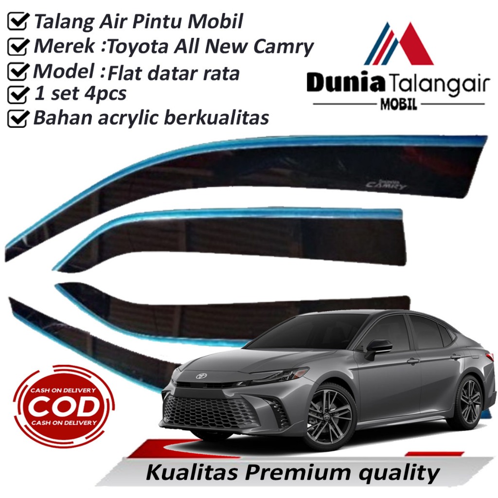 talang air mobil Toyota All New Camry 2025-2026 Premium Quality 4pintu Harga 250,000 rupiah*Gratis Ongkir