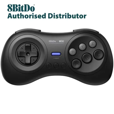 8Bitdo M30 Bluetooth Gamepad for Nintendo Switch, PC, macOS and Android with Sega Genesis & Mega Drive Style