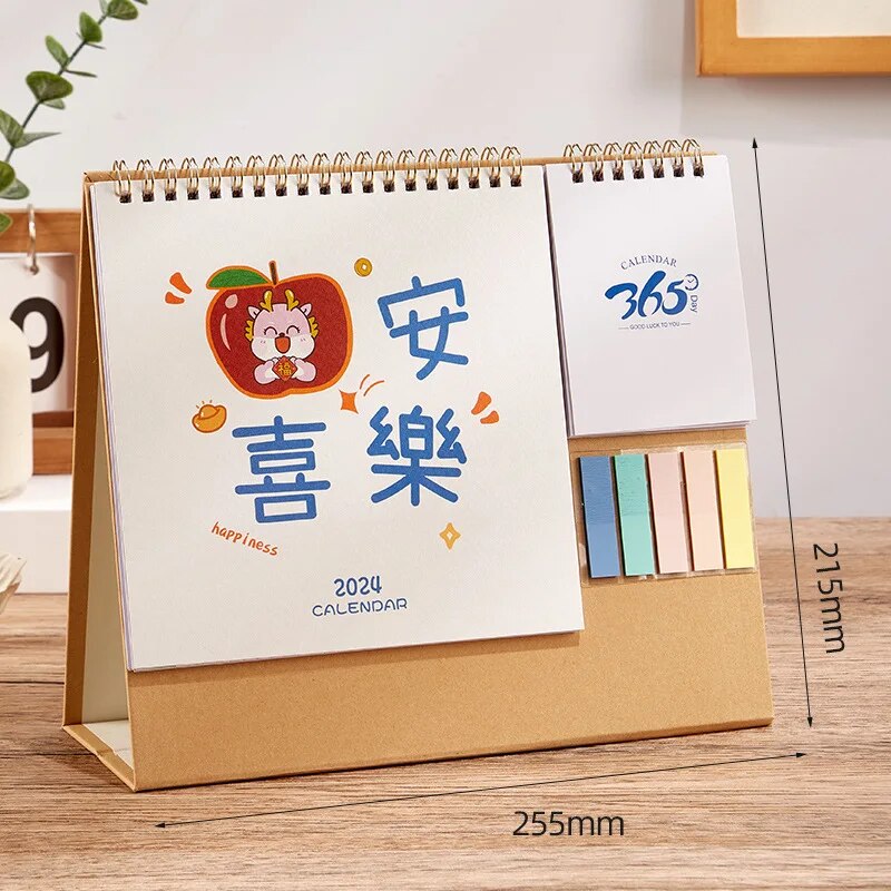 2024 mới lịch bàn kế hoạch máy tính xách tay 365 ngày notepad ghi nhớ hàng tuần mục tiêu theo dõi thói quen chương trình nghị sự Nhật Ký kế hoạch lịch trình tổ chức