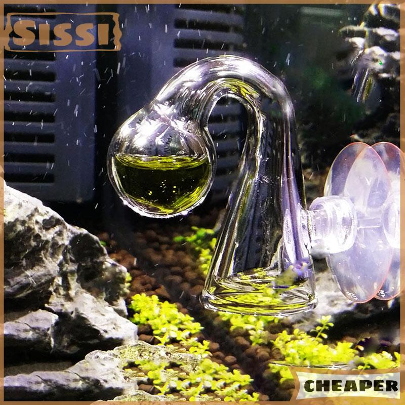 Sissi Aquarium CO2 Kính thả Checker-Kiểm tra Aquarium CO2 PH Detector