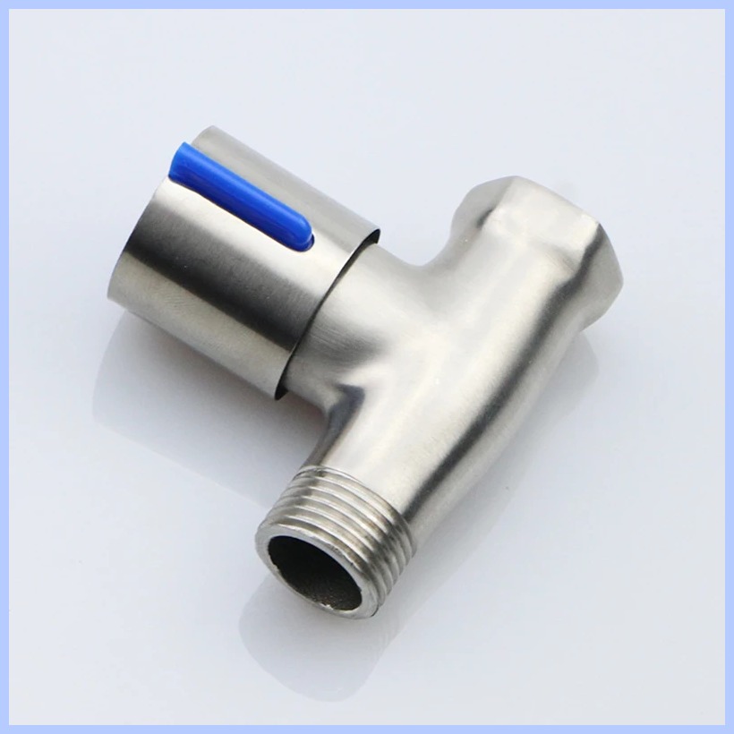 [HOT ASXSDM GUKZSDX 150] 304 Stainless Steel Straight-way Valve Water Stop Triangle Valve Inner And Outer Wire 1/2' For Water Pipe