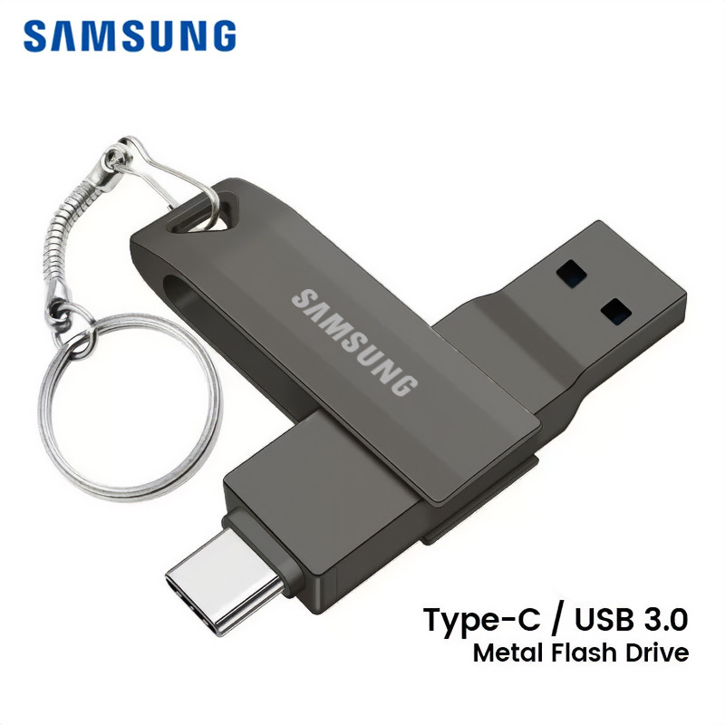 SAMSUNG ​​USB 3.0 Flash Drive Type-C Pendrive 512GB 1TB 2TB Pen Drive for Android/iPhone/PC Memory OTG USB Stick Key ราคา 250 บาท*ส่งฟรี