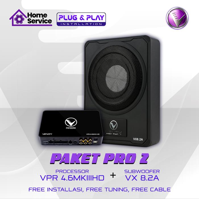 PROMO VENOM EXPRESS PRO 2 VPR 4.6MKIII HD + VX8.2A PAKET AUDIO MOBIL CAR KABEL SUBWOOFER - LIONEL STORE Harga 16,767,000 rupiah*Gratis Ongkir