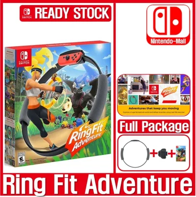 Nintendo Switch Ring Fit Adventure Ringfit Game + Accessories