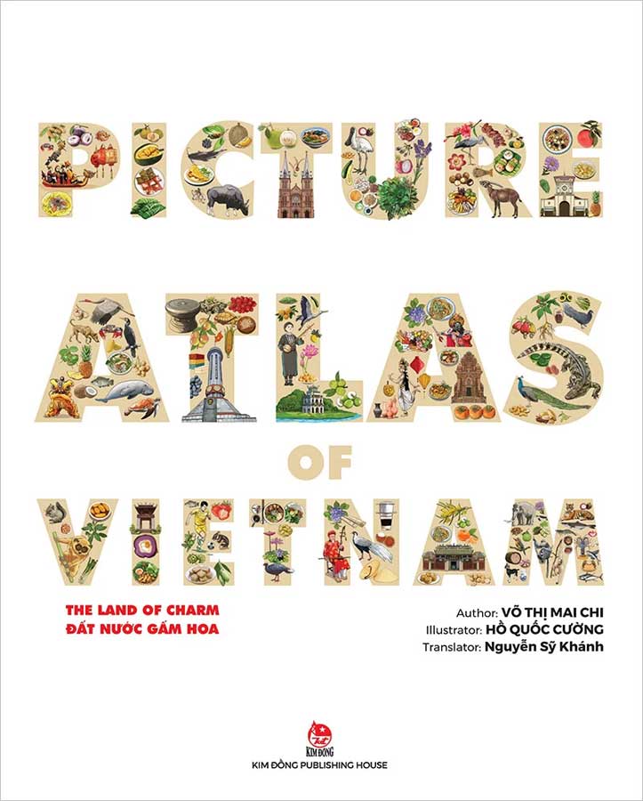 Sách - Picture Atlas Of Vietnam - The Land Of Charm - Đất Nước Gấm Hoa
