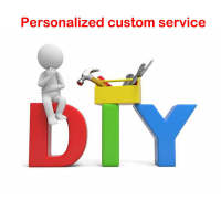 Vnox Wholesale Name Personlized Necklace Flower Necklace Personalized Engraving DIY Gift Jewelry