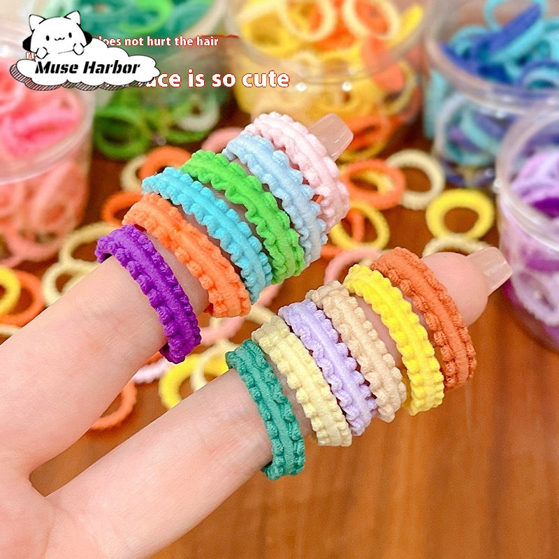 Muse Harbor ยางรัดผมเด็กน่ารัก ยืดหยุ่นสูง ไม่ทำร้ายผม เหมาะสำหรับเด็กหญิง ราคา 31 บาท*ส่งฟรี