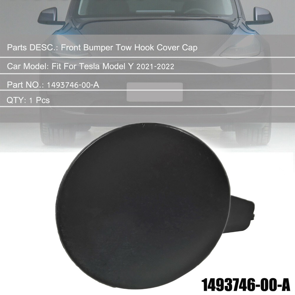 Thanh cản trước mới kéo nắp che mắt cho Tesla mô hình y 2021 2022 (màu đen)