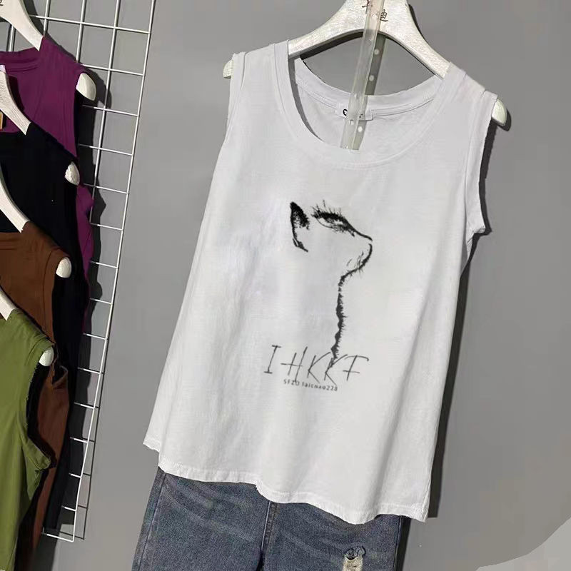 Ielgy áo vest sát nách kiểu rộng nữ lười Chống tiếp xúc áo sát nách mùa hè
