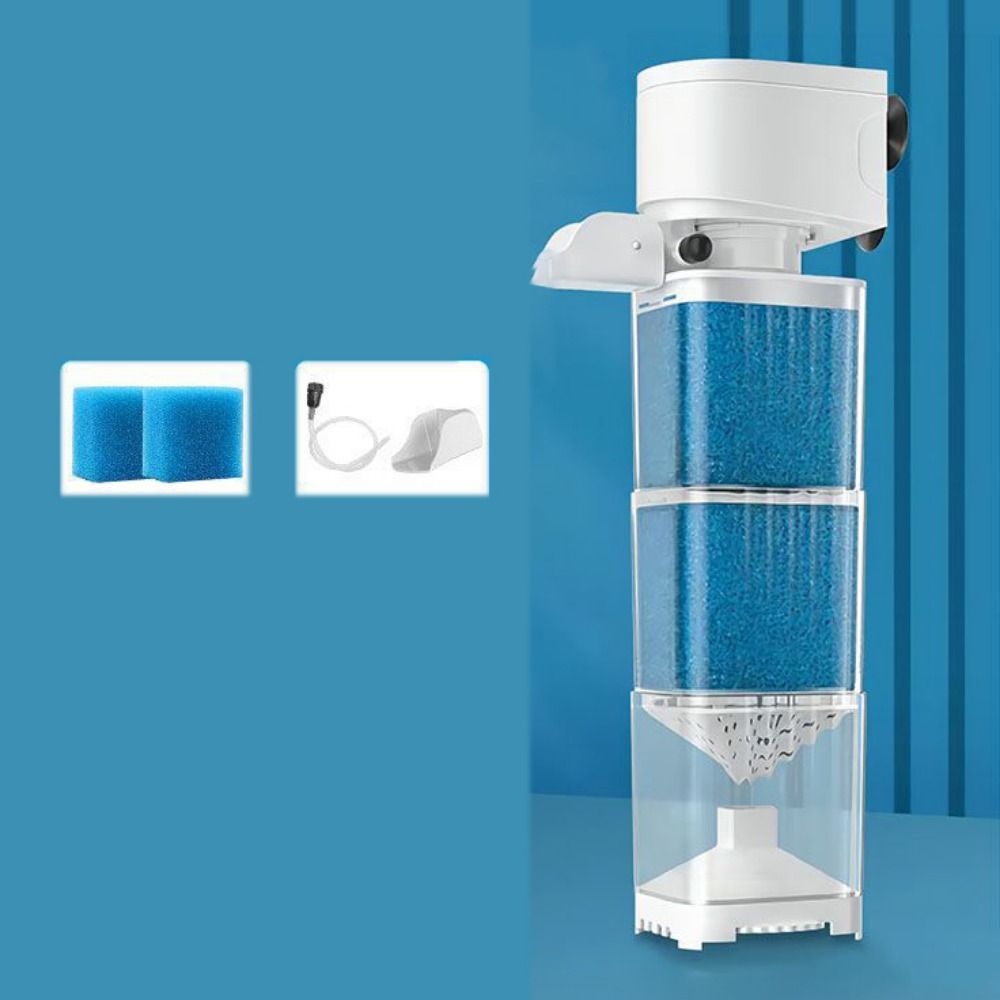 POXIA Tắt tiếng Bộ lọc chìm bể cá Có thể tháo rời Nhựa Lọc nước Bộ sưu tập phân cá Bộ lọc tích hợp Bộ lọc phân cá Cho bể cá - 7