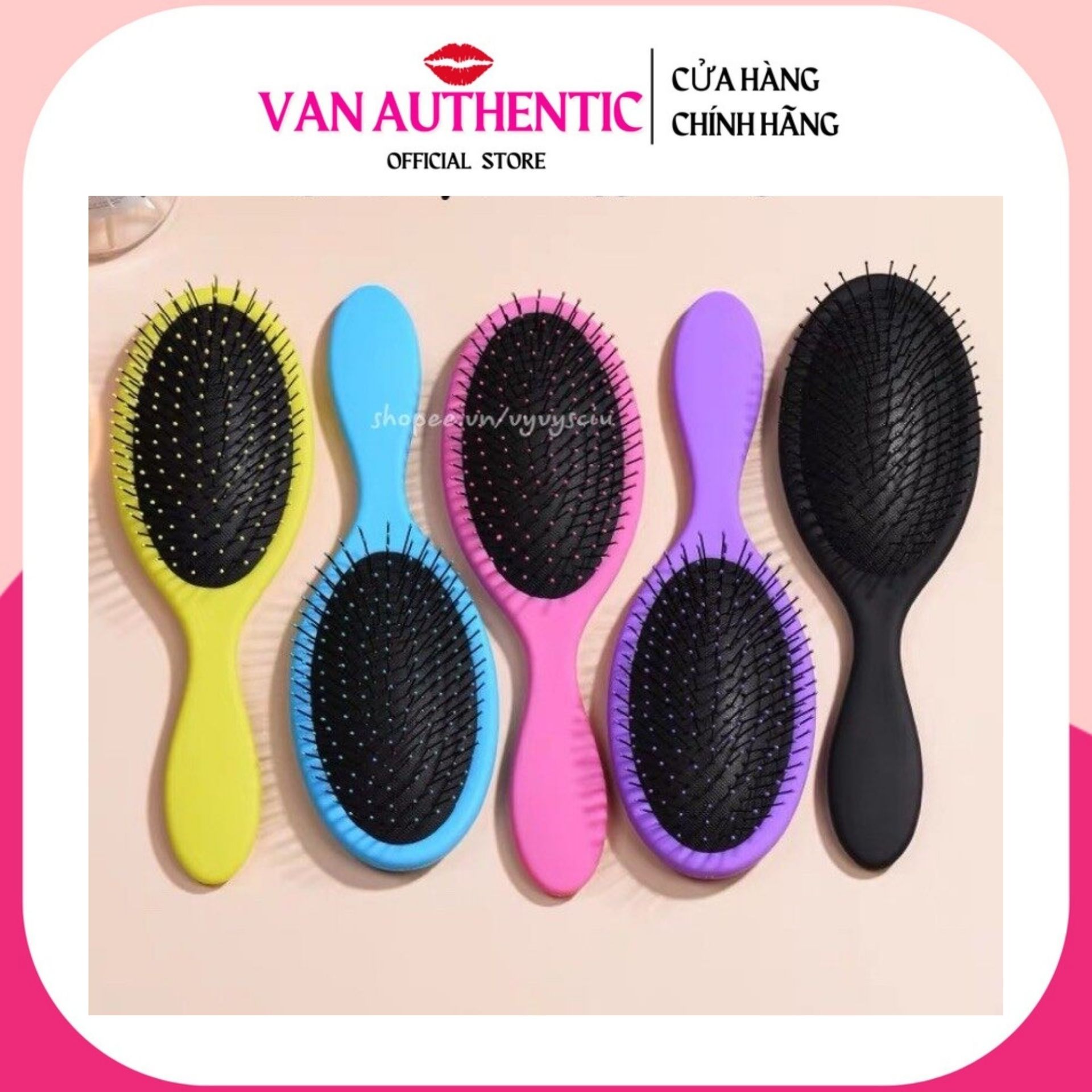 Lược gỡ rối thần thánh hạn chế gãy rụng tóc đau da đầu/ Lược chải tóc nối fullsize