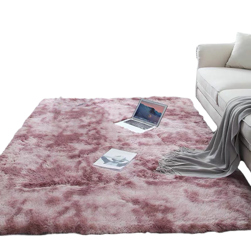 Vui lòng chuyển toàn bộ Fluffy Carpet Plush Rug Soft Decor   Large Size, Washable, Long Plush, Tie Dye Pattern   High Quality, Ideal for Bedroom   Offers Comfort and Style   Suitable for Home Decor sang tiếng Việt.