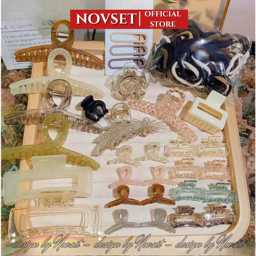 Set kẹp tóc 80 chi tiết novset