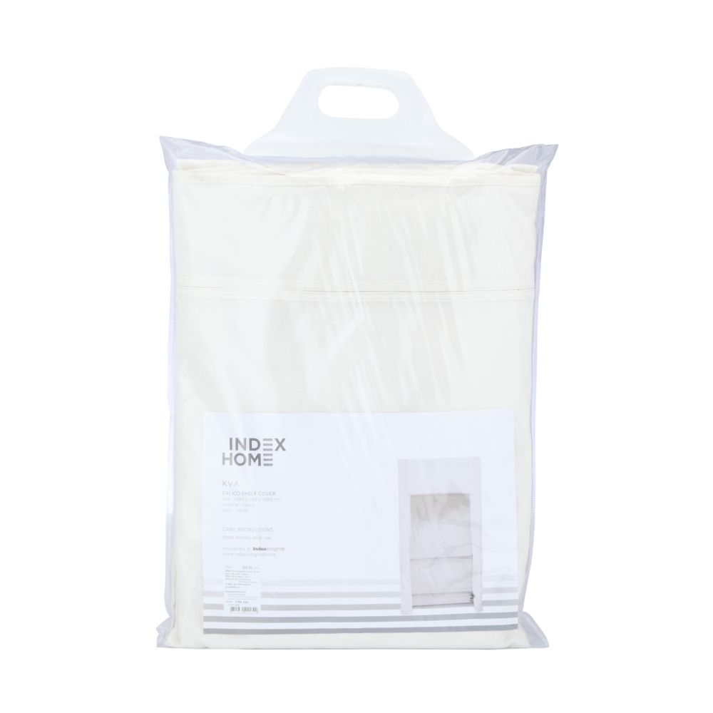INDEX LIVING MALL ผ้าคลุมตู้ รุ่นเคว่า ขนาด 90 ซม. - สีขาว ราคา 990 บาท*ส่งฟรี