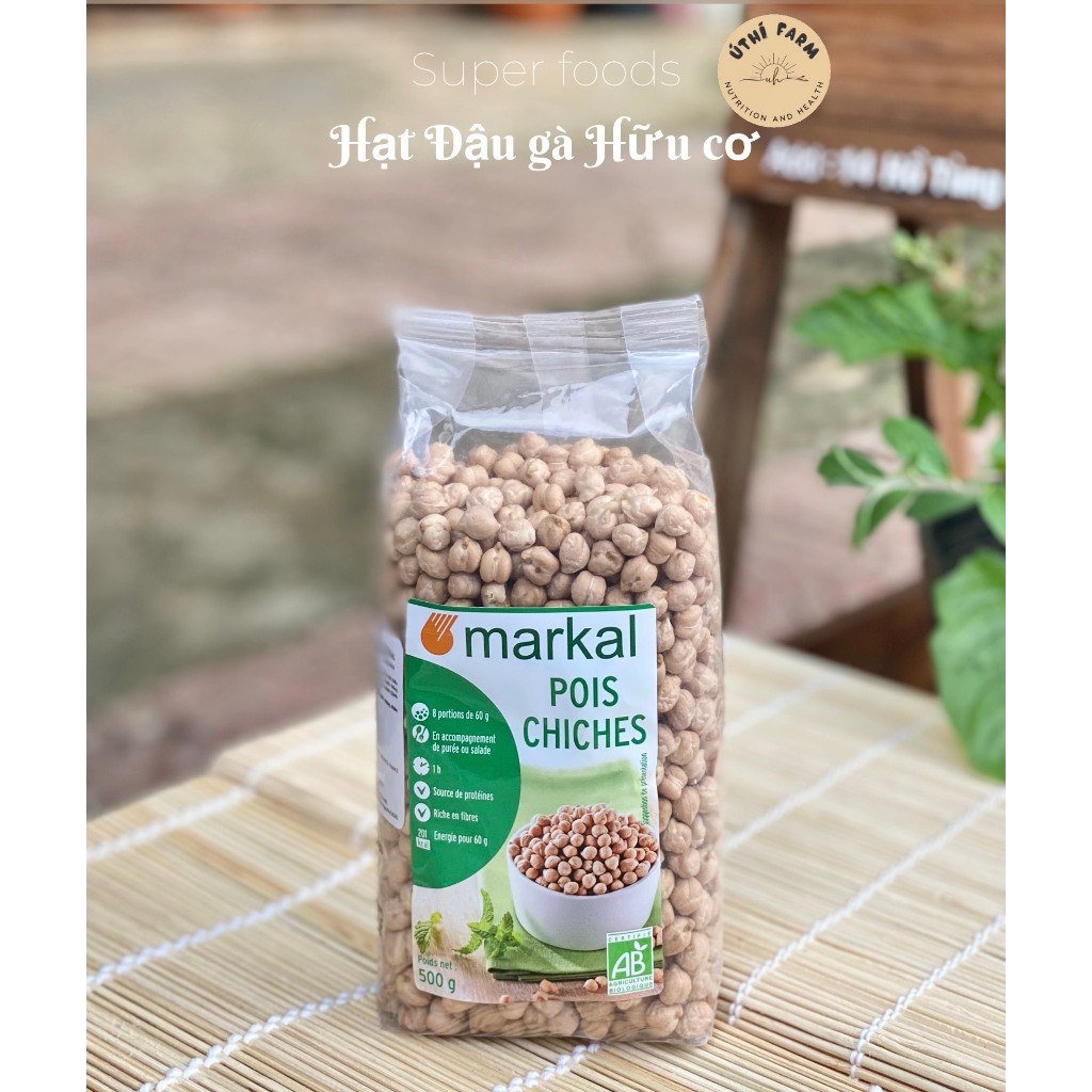 Organic MARKAL French chicken beans- 500gr Gen-free chicken beans