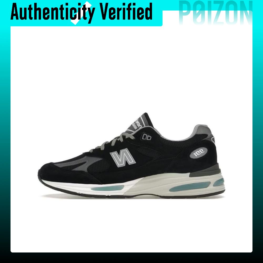 รองเท้าผ้าใบ รองเท้าลำลองผู้ชาย New Balance NB 991 V2 รองเท้าลำลองผู้ใหญ่ สีดำ U991BK2 ราคา 33,590 บาท*ส่งฟรี