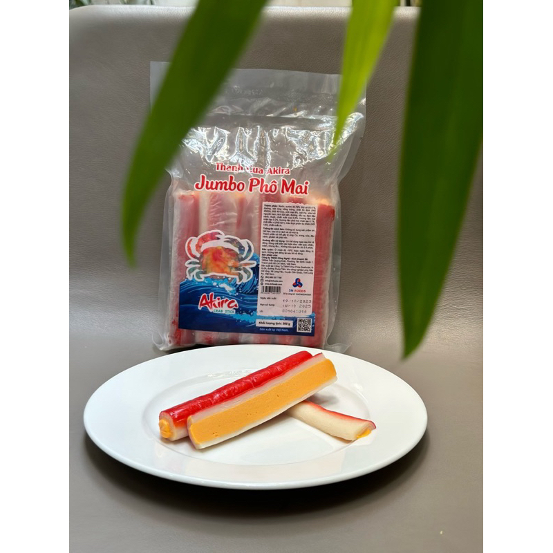 Thanh cua phô mai akira jumbo của thái gói 500g