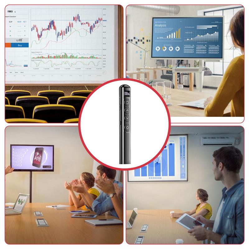 【Limited Quantity】 Flip-pen Presentation Clicker RF 2.4GHz PowerPoint Clicker pointer pen Hyperlink