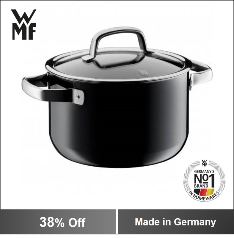 WMF Fusiontec 20cm High Casserole Black Singapore