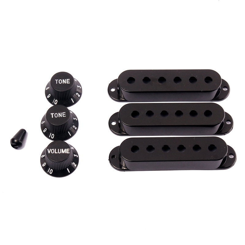 M93Pcs Guitar Pickup Cover Volume Tone Knobs Switch Tip Parts Set