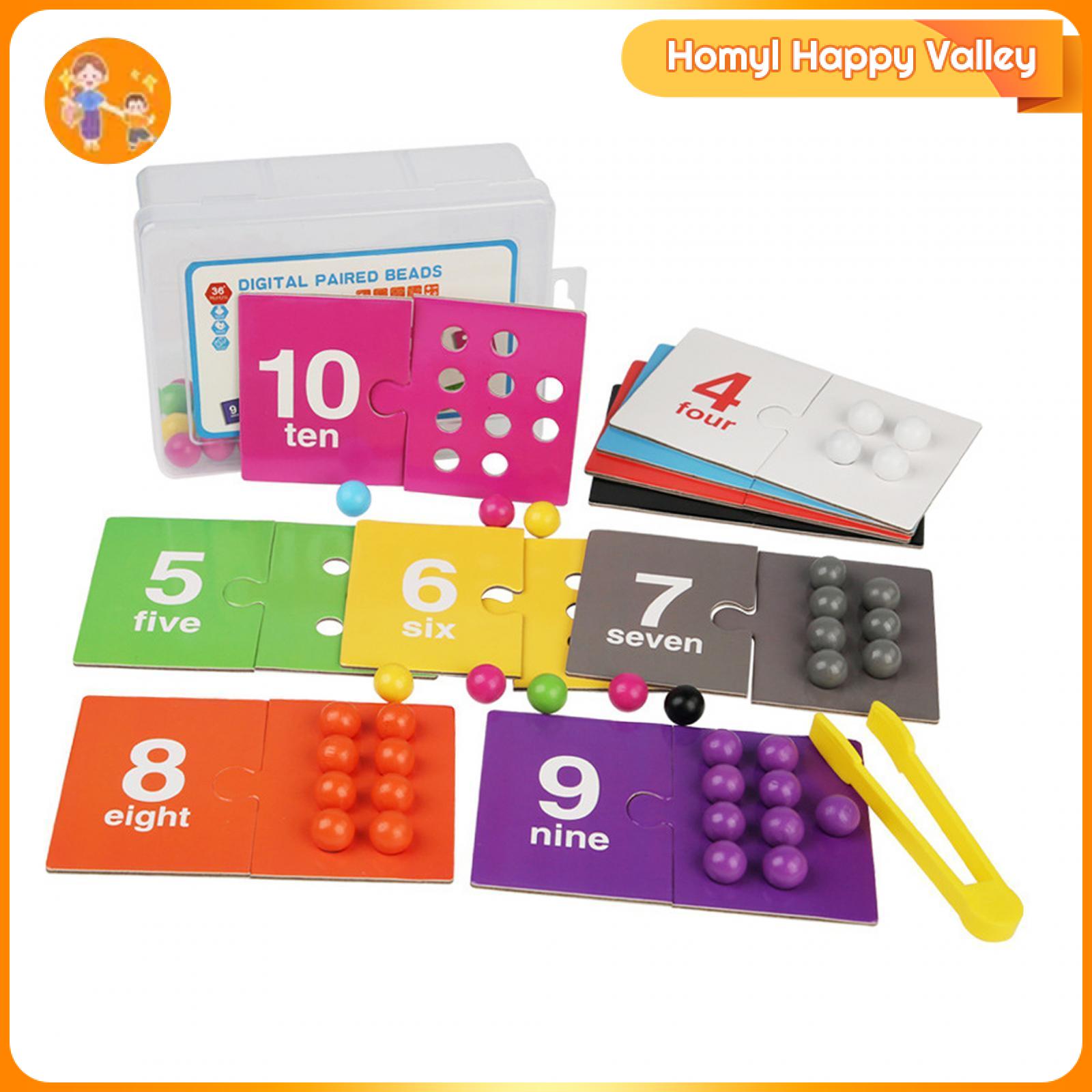 Homyl màu gỗ Phân Loại Quả Bóng Trò Chơi Clip Bead Trò Chơi, Montessori màu cầu vồng Phân Loại Đồ Chơi Bằng Gỗ Cầu Vồng Quả Bóng Cho Mẫu Giáo,