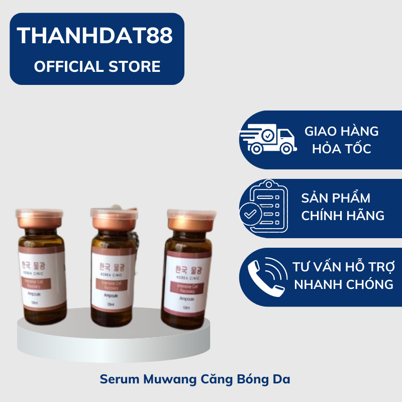 Serum Muwang Căng Bóng Da Mulwang Korea Hàn Quốc Dùng Lăn Kim Phi Kim
